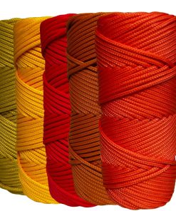 Corda Náutica de Polipropileno 2,5mm Kit 5 Cores com 70 metros – Quintal Da Frida