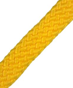 Corda Náutica de Polipropileno 20mm chata (1 metro) - Amarelo