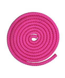 Corda Náutica De Polipropileno 9mm Trançado Duplo ( 1 Metro ) Cor- Rosa Fluorescente