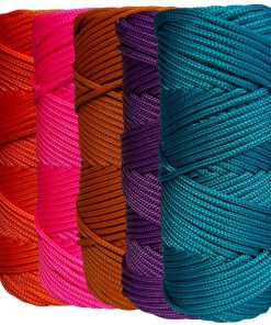 Corda Náutica de Polipropileno 4mm Kit 5 Cores com 35 metros – Pôr Do Sol