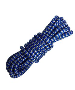 Corda Náutica de Polipropileno 8mm (50 metros) – Cor: Azul Royal Com Prata (ZigZag) - Imagem 1