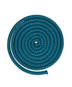 Corda Náutica De Polipropileno 9mm Trançado Duplo ( 90 Metros ) Cor- Azul Turquesa