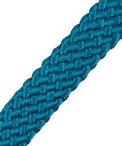 Corda Náutica de Polipropileno 20mm chata (1 metro) - Azul Turquesa