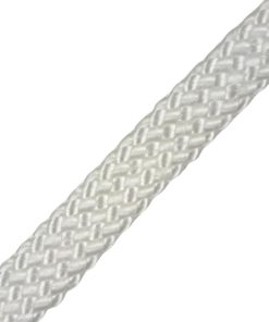 Corda Náutica de Polipropileno 14mm achatada Carretel com 300 metros - Cor: Branco
