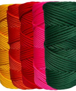 Corda Náutica de Polipropileno 3mm Kit 5 Cores com 50 metros – Energia Solar