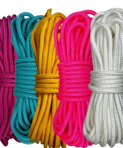Corda Náutica de Polipropileno 5mm Kit Com 10 Metros ( 5 Cores ) – Doce Retrô