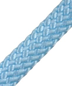 Corda Náutica de Polipropileno 20mm chata (1 metro) - Azul Bebê