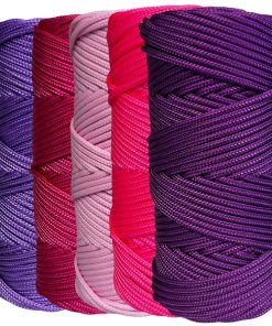 Corda Náutica de Polipropileno 3mm Kit 5 Cores com 50 metros – Tons De Rosa
