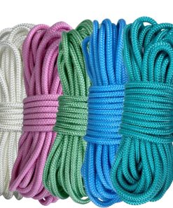 Corda Náutica de Polipropileno 5mm Kit Com 10 Metros ( 5 Cores ) – Algodão Doce