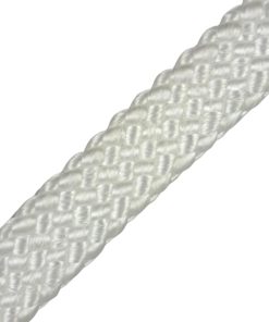 Corda Náutica de Polipropileno 20mm chata (1 metro) - Branco