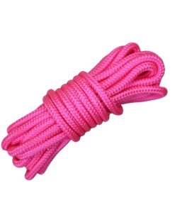 Carretel De Corda Náutica de Seda Polipropileno 8mm (100 metros) – Cor: Rosa Fluorescente