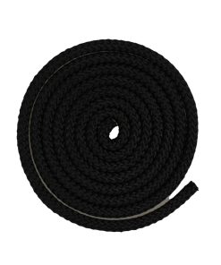 Corda Náutica De Polipropileno 9mm Trançado Duplo ( 90 Metros ) Cor- Preto