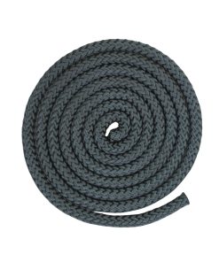 Corda Náutica De Polipropileno 9mm Trançado Duplo ( 1 Metro ) Cor- Cinza