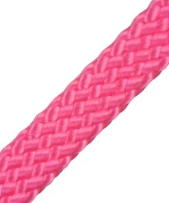 Corda Náutica de Polipropileno 20mm chata (1 metro) - Rosa Fluorescente
