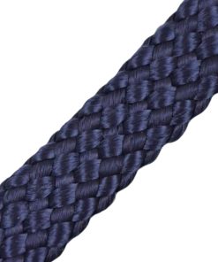 Corda Náutica de Polipropileno 20mm chata (1 metro)  - Azul Marinho