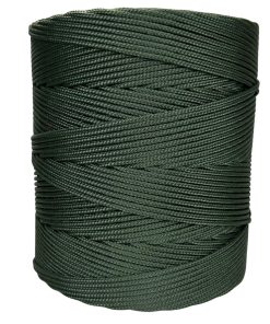 Corda Náutica de Polipropileno 2,5mm Rolo com 300 metros - Cor: Verde Militar