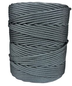 Corda Náutica de Polipropileno 3mm Rolo com 200 metros - Cor: Prata