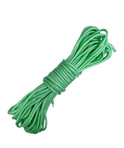 Corda Náutica de Polipropileno 4mm Rolo com 15 metros – Cor: Verde Bebê - Imagem 1