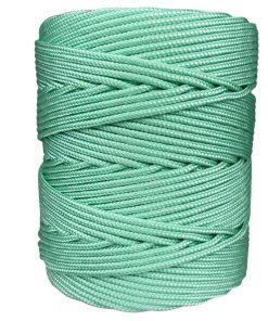 Corda Náutica de Polipropileno 4mm Rolo com 140 metros - Cor: Verde Bebê
