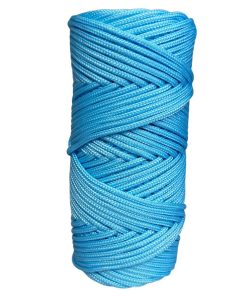 Corda Náutica de Polipropileno 3mm Rolo com 25 metros – Cor: Azul Bebê