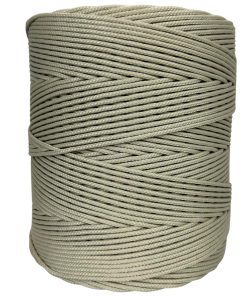 Corda Náutica de Polipropileno 2mm Rolo com 420 metros - Cor: Areia