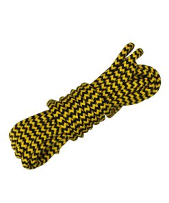 Carretel de Corda Náutica de Polipropileno 10mm com 150 metros – Preto Com Amarelo (ZigZag)