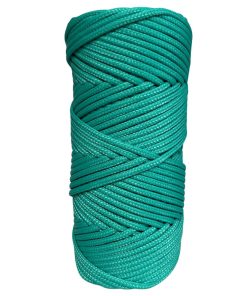 Corda Náutica de Polipropileno 2,5mm Rolo com 30 metros – Cor: Verde Tiffany