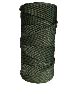 Corda Náutica de Polipropileno 2,5mm Rolo com 30 metros – Cor: Verde Militar
