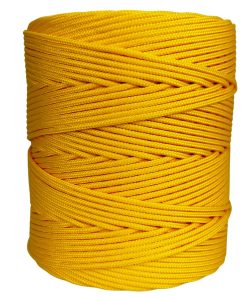 Corda Náutica de Polipropileno 2,5mm Rolo com 300 metros - Cor: Amarelo