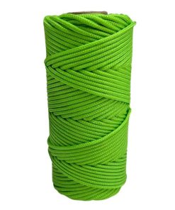 Corda Náutica de Polipropileno 2,5mm Rolo com 70 metros – Cor: Verde Neon