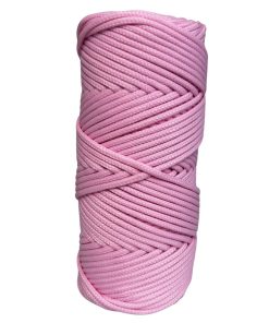 Corda Náutica de Polipropileno 2,5mm Rolo com 30 metros – Cor: Rosa Bebê