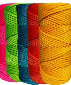 Corda Náutica de Polipropileno 2,5mm Kit 5 Cores com 70 metros – Tropical Vibes