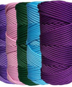 Corda Náutica de Polipropileno 2,5mm Kit 5 Cores com 70 metros – Jardim Encantado