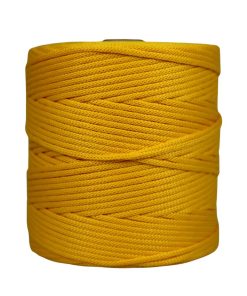 Cordão agulhado 4mm Rolo com 360 metros – Cor: Amarelo