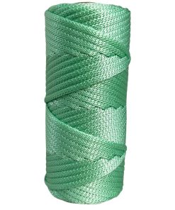 Cordão agulhado 5mm Rolo com 75 metros – Cor: Verde Bebê