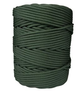 Corda Náutica de Polipropileno 4mm com 100 metros – Cor: Verde Militar