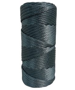Cordão agulhado 4mm Rolo com 180 metros – Cor: Cinza