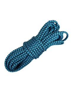 Corda Náutica de Polipropileno 5,0mm Com 10 metros – Cor: Azul Bebê Com Azul Turquesa ( Zig Zag )