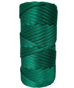 Cordão agulhado 4mm Rolo com 120 metros – Cor: Verde Cabaré