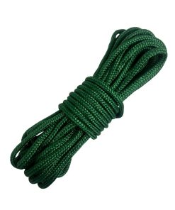 Corda Náutica de Polipropileno 5,0mm Com 10 metros – Cor: Verde Bandeira