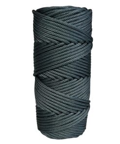 Corda Náutica de Polipropileno 2mm Rolo com 40 metros – Cor: Cinza Chumbo