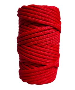Corda Náutica de Polipropileno 6mm (50 Metros) – Cor: Vermelho