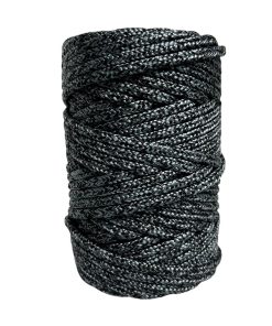 Corda Náutica de Polipropileno 6mm (50 Metros) – Cor: Preto Mesclado