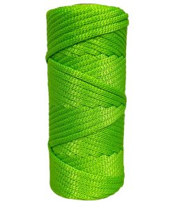 Cordão agulhado 4mm Rolo com 90 metros – Cor: Verde Pistache