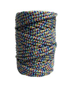 Corda Náutica de Polipropileno 6mm (50 Metros) – Cor: Arco Irís