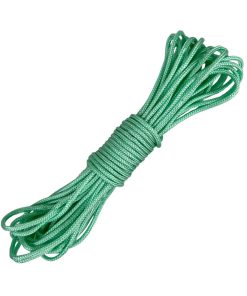 Corda Náutica de Polipropileno 4mm Rolo com 15 metros – Cor: Verde Bebê