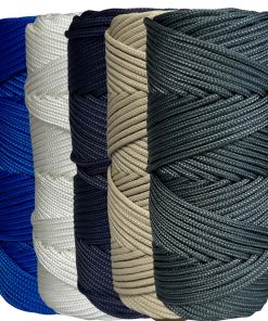 Corda Náutica de Polipropileno 3mm Kit 5 Cores com 25 metros –Joay Cordas