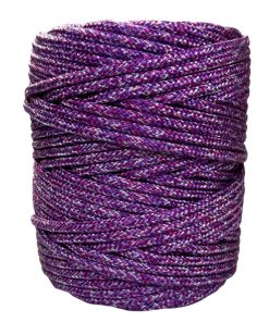 Corda Náutica de Polipropileno Carretel 6,0mm Com 180 metros – Cor: Pink Mesclado Com Roxo