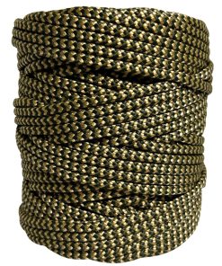 Corda Náutica de Polipropileno Carretel 6,0mm Com 180 metros – Cor: Verde Militar Com Bege (Zig Zag )