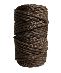 Corda Náutica de Polipropileno 5mm (50 Metros) – Cor: Marrom